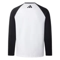 Футболка Adidas с длинным рукавом унисекс, Цвет: белый/черный, Размер: XS | Китай.рф