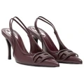 Женские туфли на каблуках DIESEL OVAL D Slim Heel 9cm Burgundy, Цвет: Бордовый, Размер: 37 | Китай.рф