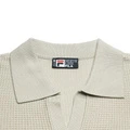 Вязаный свитер FILA WHITE Women's Polo Collar Stone Gray, Цвет: Элегантный серый, Размер: S | Китай.рф