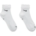 Носки Nike однотонные для спорта и отдыха 2 пары, Набор: 2 пары (белые), Размер: S | Китай.рф