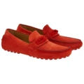 Мокасины FERRAGAMO Suede Gommino мужские красные, Издание: С оригинальной коробкой для обуви, Размер: 41 | Китай.рф