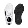 PUMA Rebound V6 Mid топ Детские повседневные кроссовки белые (3-7 лет), Цвет: Puma бело-черный, Размер: 28 | Китай.рф