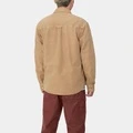 Куртка-рубашка Carhartt WIP Conro, унисекс, цвет Арахисовый, Цвет: Арахисовый, Размер: M | Китай.рф