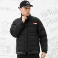 Пуховик SPRAYGROUND унисекс с большим логотипом акулы, Цвет: черный, Размер: S | Китай.рф