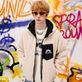 Универсальный пуховик SPRAYGROUND с капюшоном, Цвет: черный, Размер: S | Китай.рф