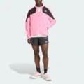 Куртка adidas Adizero TOKYO JACKET для бега мужская, Цвет: молитвенный розовый/чёрный, Размер: S | Китай.рф