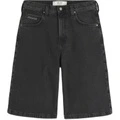 Джинсовые шорты Hollister Comfort с вышитым логотипом мужские, Цвет: черный, Размер: 38 | Китай.рф