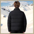 Li Ning Down Jackets, пуховики унисекс черные утепленные, Цвет: черный, Размер: S | Китай.рф