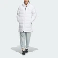 Пуховик Adidas с капюшоном женский, белый, Цвет: Белый, Размер: XS | Китай.рф