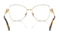Очки MIU MIU Eyewear Cat Eye с логотипом, золотые, Стиль: золото, Размер: 56, Коробка: Базовая упаковка-футляр для очков/сумка для очков+упаковочная коробка. | Китай.рф