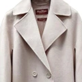 MaxMara Studio Женское пальто средней длины, модель 25160110716, розовое, Цвет: розовый, Размер: 38 | Китай.рф