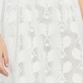 Платье TORY BURCH SS25 с коротким рукавом, Цвет: слоновая кость белая, Размер: S | Китай.рф