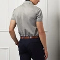 Поло рубашка Ralph Lauren Purple Label из пике, Цвет: серый, Размер: XS | Китай.рф