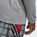 Футболка Adidas CRAZY LITE Мужская, Цвет: серый, Размер: S | Китай.рф
