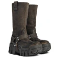 Высокие сапоги Balenciaga Bulldozer Harness Boots, черный, Цвет: черный, Размер: 40 | Китай.рф