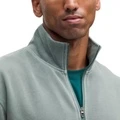 Толстовка Lululemon Steady State Half Zip Wash Sweatshirt унисекс Rare Washed Black Pine, Цвет: Мытый чёрно-сосновый/DIBP, Размер: S | Китай.рф