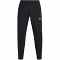 Брюки Under Armour Woven Collection FW24 мужские черные, Цвет: черный/светоотражающий, Размер: M | Китай.рф