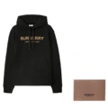 Свитшот Burberry для женщин, черный, Цвет: черный, Размер: XS, Подарочная упаковка: Нет оригинального подарочного пакета, подарочной коробки | Китай.рф