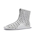 Короткие сапоги BELLALILY Ankle Boots из натуральной кожи для женщин, Цвет: Белый, Размер: 39 | Китай.рф