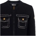 Куртка Moncler женская, однотонная на молнии, Цвет: темно-синий, Размер: S | Китай.рф