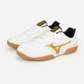 Кроссовки Mizuno Crossmatch для настольного тенниса, унисекс, Размер: 36, Цвет: белый/золотой | Китай.рф