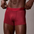 Трусы-боксеры Calvin Klein с принтом NB4424, Цвет: 2RD-кирпично-красный, Размер: S | Китай.рф