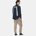 Рубашка EVISU FW22 джинсовая мужская с принтом синяя, Цвет: Джинсовый синий, Размер: S | Китай.рф