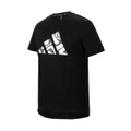 Футболка adidas RUN IT BL CLIMACOOL мужская, Цвет: черный, Размер: M | Китай.рф