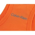 Майка Calvin Klein с принтом унисекс оранжевая, Цвет: оранжевый закат, Размер: S | Китай.рф