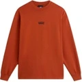 Футболка Vans T Shirts Men's Orange Crew Neck, Цвет: оранжевый цвет, Размер: L | Китай.рф