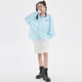 Рубашка SPRAYGROUND с принтом, унисекс, Цвет: светло-голубой, Размер: S | Китай.рф