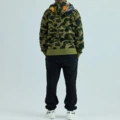 Толстовка BAPE с капюшоном унисекс, Цвет: зеленый, Размер: L | Китай.рф