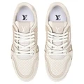 Кроссовки Louis Vuitton Trainer низкие бежевые, Цвет: бежевый, Издание: С оригинальной коробкой для обуви, Размер: 38 | Китай.рф