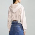 Худи Calvin Klein женское с вышивкой молочное, Цвет: Молочно-белый, Размер: S | Китай.рф