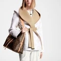 Куртка LOUIS VUITTON женская с капюшоном, бежевая, Цвет: бежевый, Размер: 38 | Китай.рф
