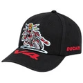 Кепка Supreme x DUCATI 6-PANEL черная, Стиль: черный, Размер: F, Подарочная упаковка: Базовая упаковка-без коробки | Китай.рф