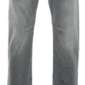 Джинсы Brunello Cucinelli Logo-Patch Denim, прямого кроя, серые, мужские, Цвет: серый, Размер: 44 | Китай.рф