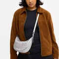 Сумка через плечо COACH Aria из искусственной кожи, средняя, женская, серая, Упаковка: Базовая комплектация (сумка + пыльник) | Китай.рф
