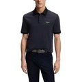 Поло Hugo Boss с логотипом, мужская модель, Цвет: темно-синий, Размер: XS | Китай.рф