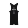 Майка Chrome Hearts cross tank top с принтом креста, Цвет: черный, Размер: 180/112B | Китай.рф