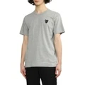 Футболка CDG Play унисекс с вышивкой, серая, Цвет: GYX/серый, Размер: 2XL | Китай.рф