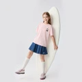 Футболка Lee Kids детская с круглым вырезом, Цвет: спелый персиковый, Размер: 120 | Китай.рф