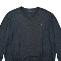 Трикотажный свитер Polo Ralph Lauren мужской, Цвет: серый, Размер: XL | Китай.рф