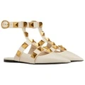 Балетки Valentino Roman Stud женские бежевые, Издание: Есть коробка для обуви, Размер: 37 | Китай.рф