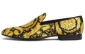Мужские повседневные туфли VERSACE Barocco Print желтые на плоской подошве, Издание: С оригинальной коробкой для обуви, Размер: 40 | Китай.рф