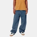 Джинсы Carhartt WIP свободные с высокой талией, синие, Цвет: синий, Размер: XS | Китай.рф