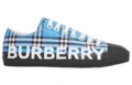 Женские кроссовки Burberry с клетчатым принтом, синие, низкие, Издание: С оригинальной коробкой для обуви, Размер: 35 | Китай.рф