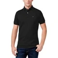 Поло Tommy Hilfiger мужское классическое черное, Цвет: черный, Размер: S | Китай.рф
