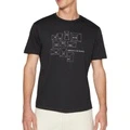 Футболка ARMANI EXCHANGE SS24 для мужчин, Цвет: черный, Размер: S | Китай.рф