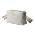 Сумка через плечо Prada Saffiano Leather женская, серая, Упаковка: Базовая комплектация (сумка + пыльник) | Китай.рф